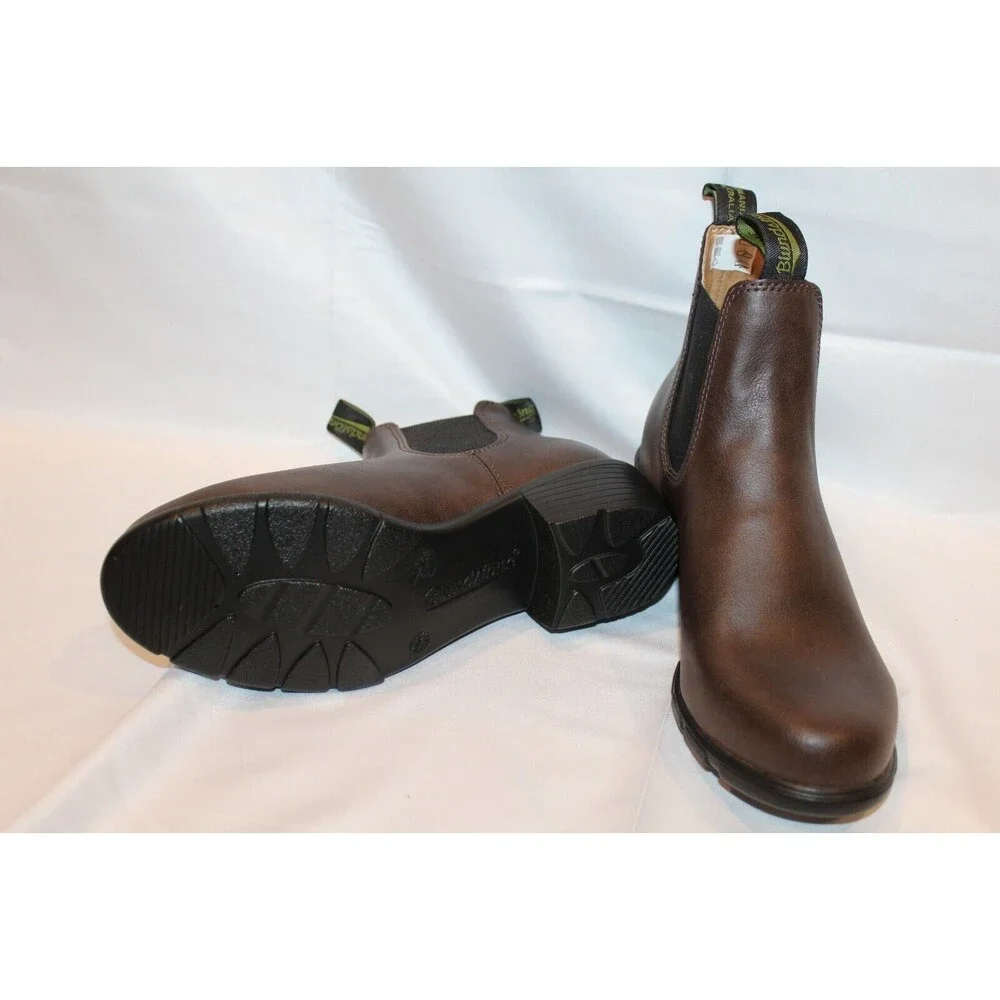 Blundstone 2232 Low Heel Short Chelsea Boots Women's Brown Vegan Leather NIB - Picture 7 of 7
